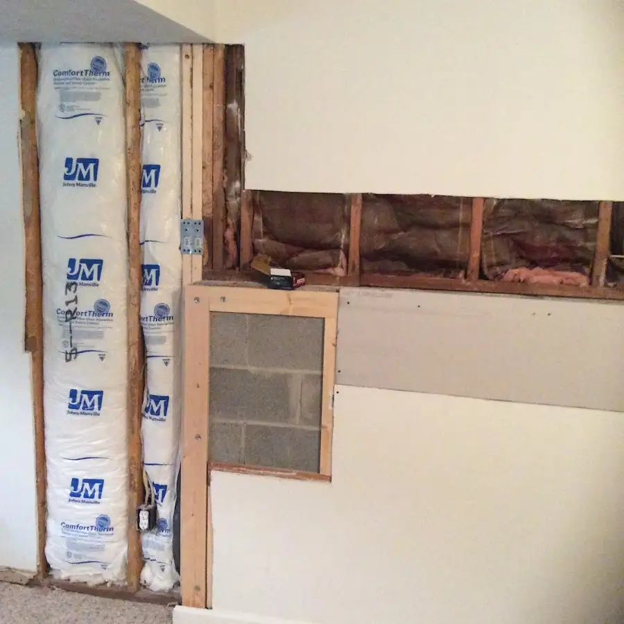 Wall insulation replacement during Odor Removal & Deodorization in Victorville